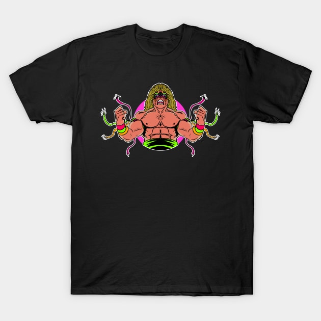 Ultimate Warrior power T-Shirt by AJSMarkout